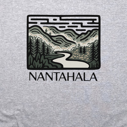 Nantahala National Forest Crewneck Sweatshirt Adventure and Outdoors Themed Sweatshirt