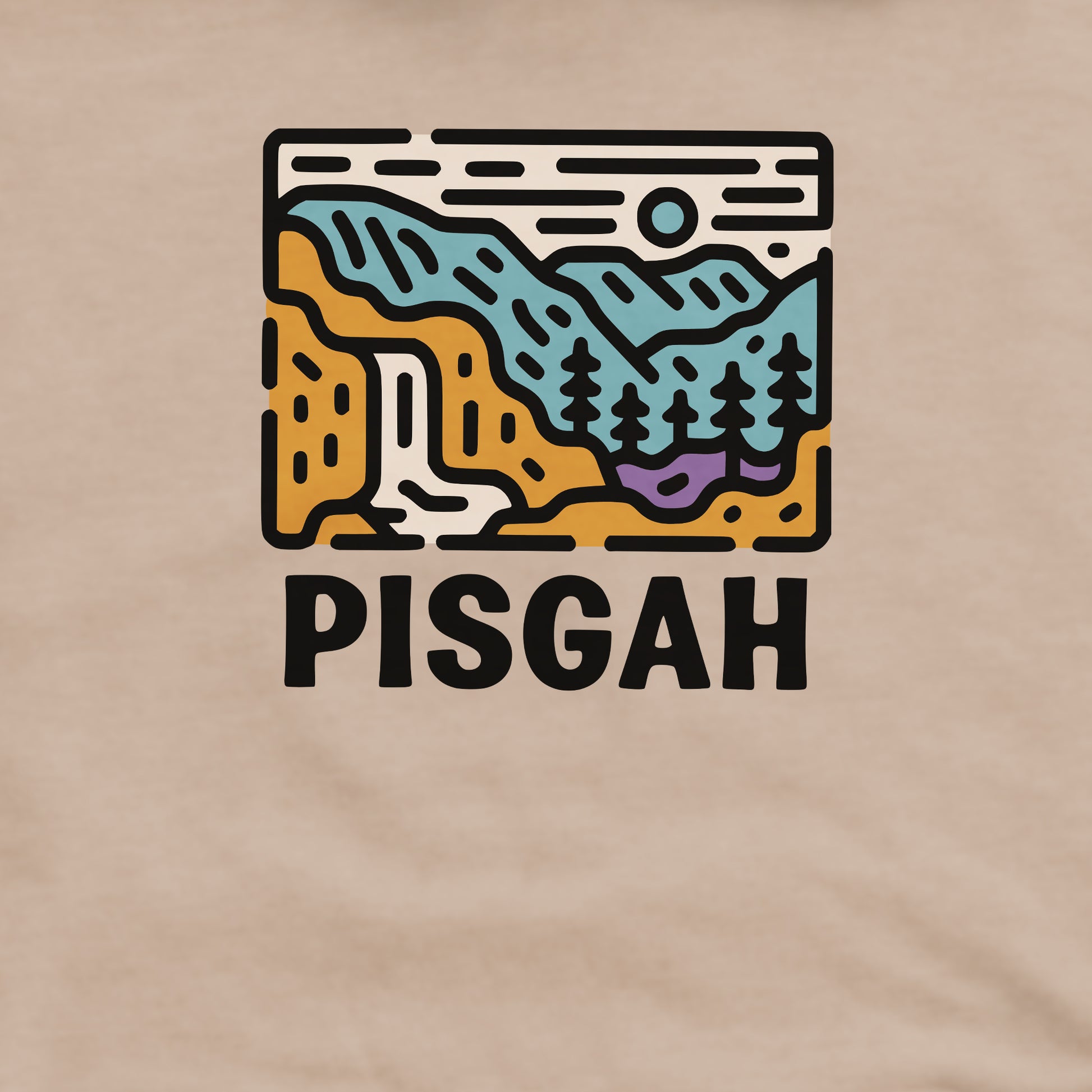 Pisgah National Forest Crewneck Sweatshirt Adventure and Outdoors Themed Sweatshirt