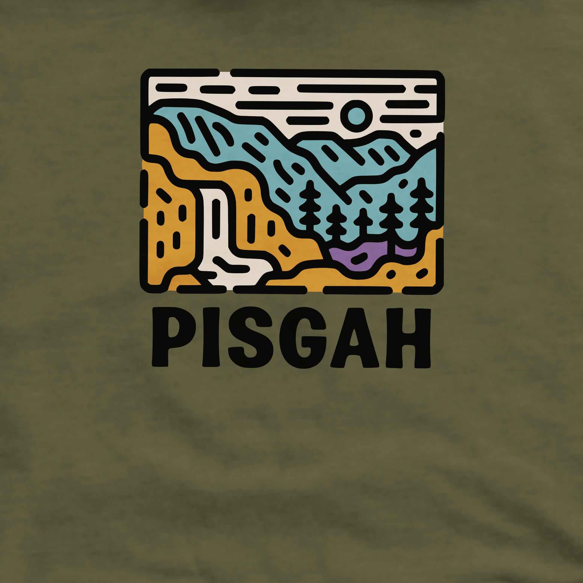 Pisgah National Forest Crewneck Sweatshirt Adventure and Outdoors Themed Sweatshirt