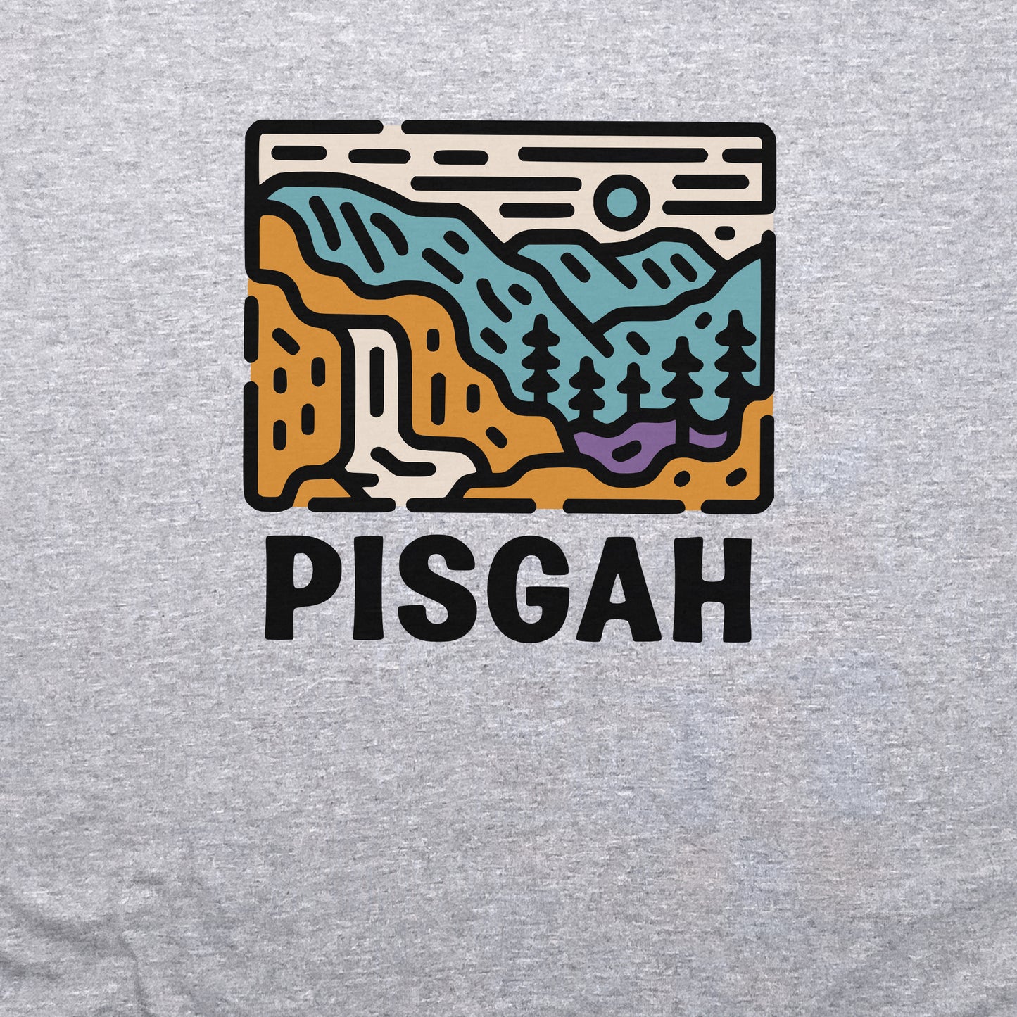 Pisgah National Forest Crewneck Sweatshirt Adventure and Outdoors Themed Sweatshirt