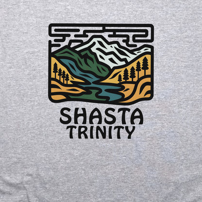 Shasta-Trinity National Forest Crewneck Sweatshirt Adventure and Outdoors Themed Sweatshirt