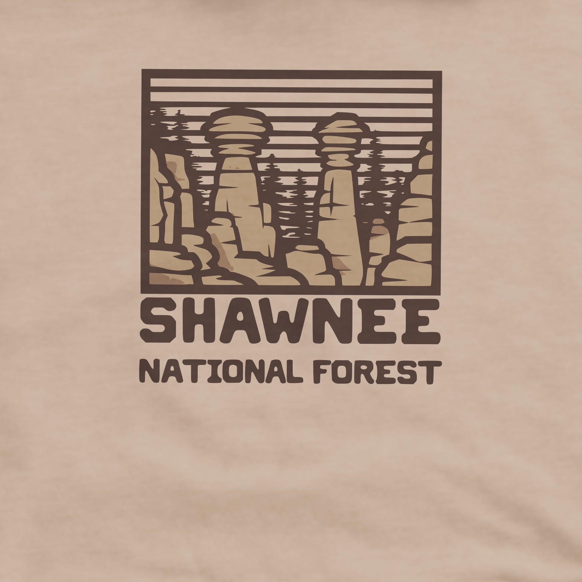Shawnee National Forest Crewneck Sweatshirt Adventure and Outdoors Themed Sweatshirt
