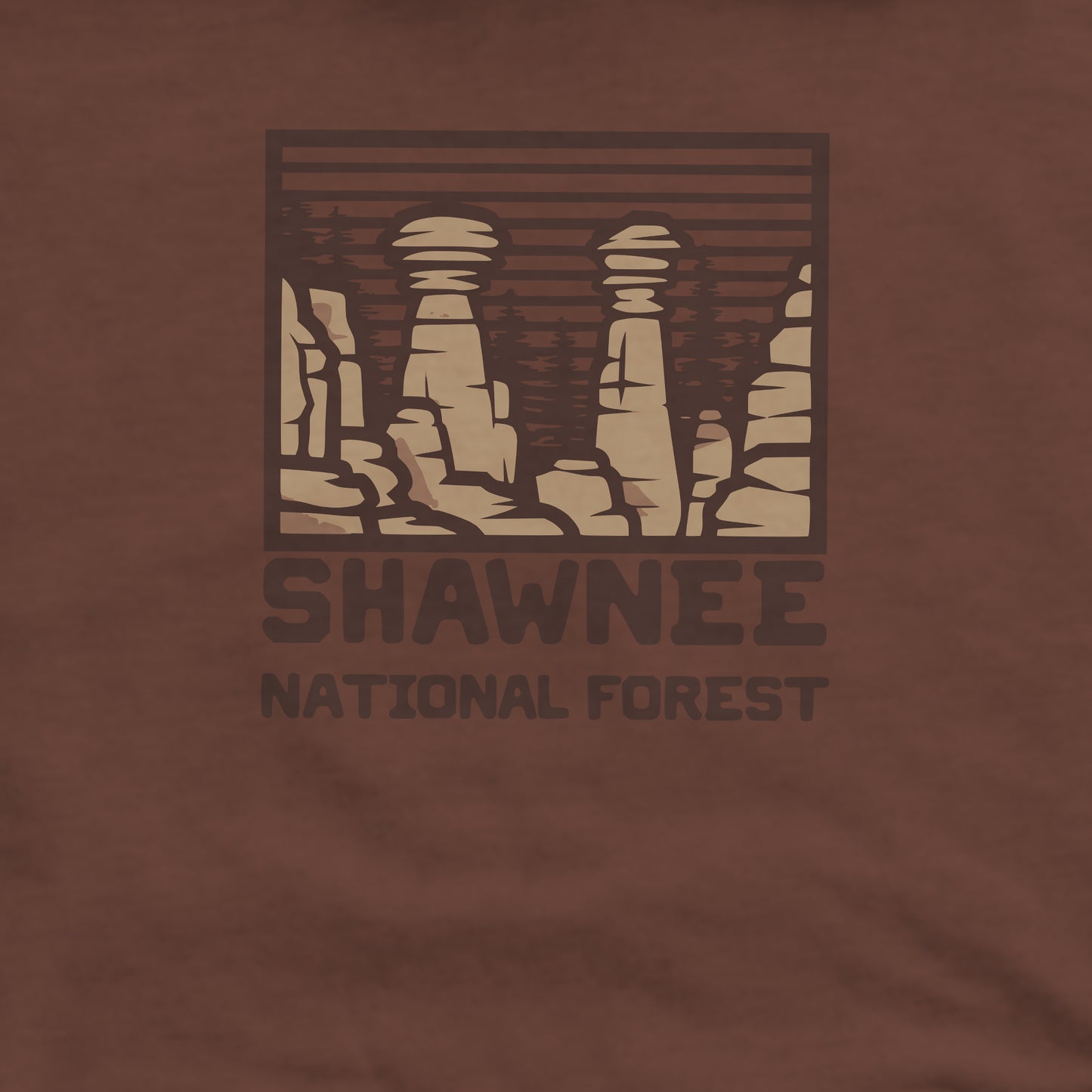 Shawnee National Forest Crewneck Sweatshirt Adventure and Outdoors Themed Sweatshirt