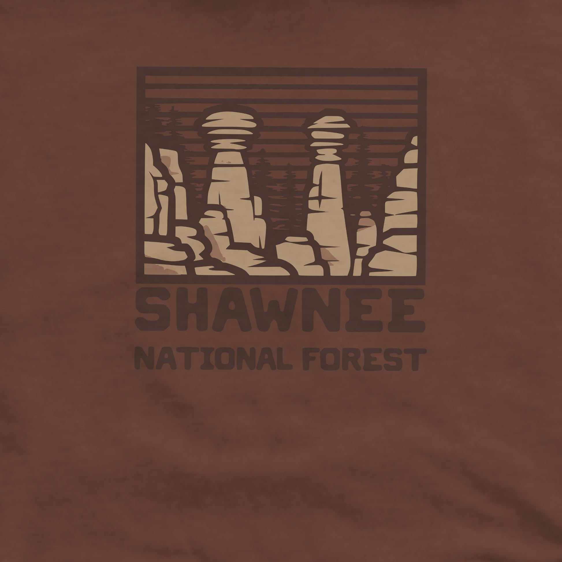 Shawnee National Forest Crewneck Sweatshirt Adventure and Outdoors Themed Sweatshirt