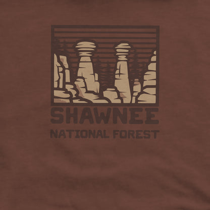 Shawnee National Forest Crewneck Sweatshirt Adventure and Outdoors Themed Sweatshirt