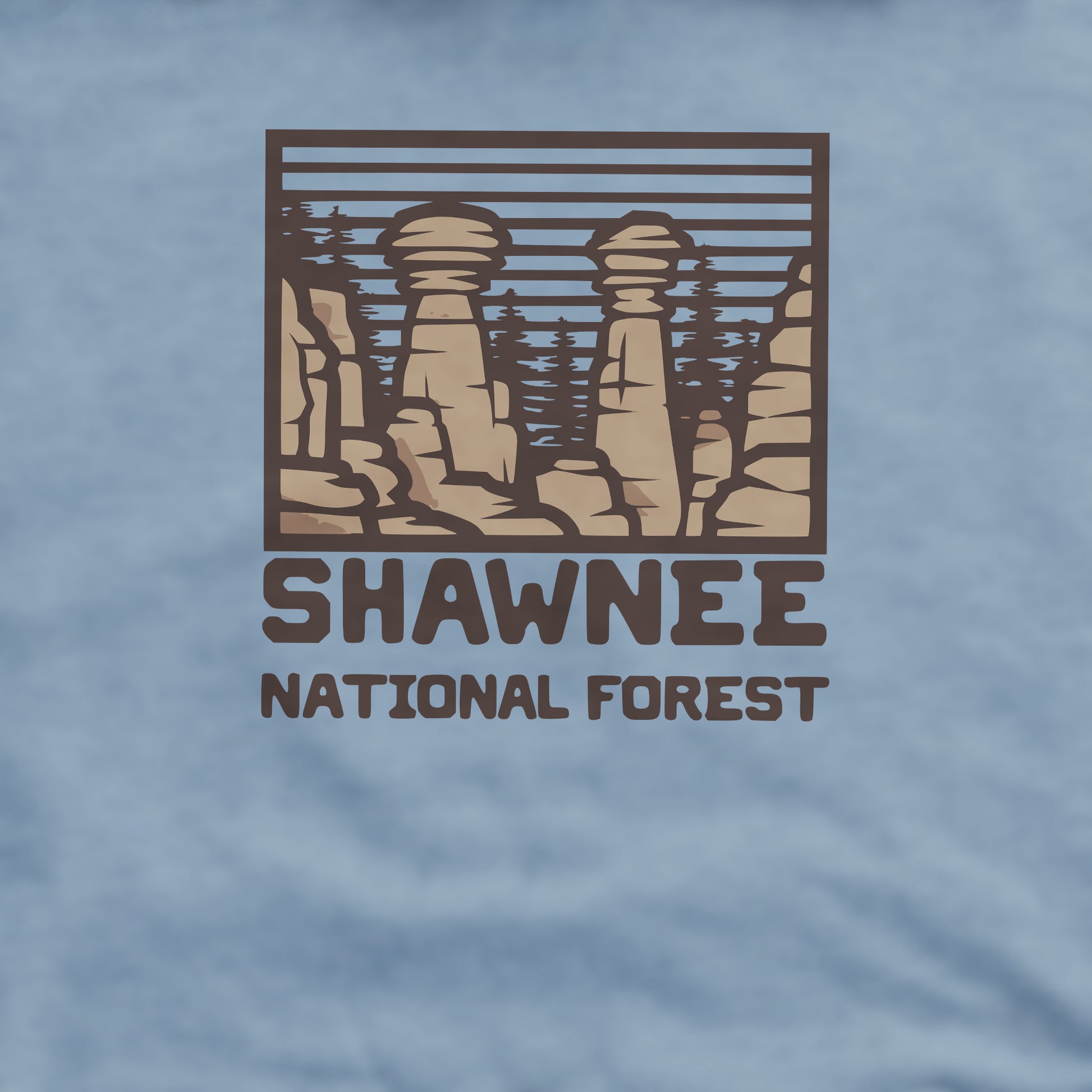 Shawnee National Forest Crewneck Sweatshirt Adventure and Outdoors Themed Sweatshirt