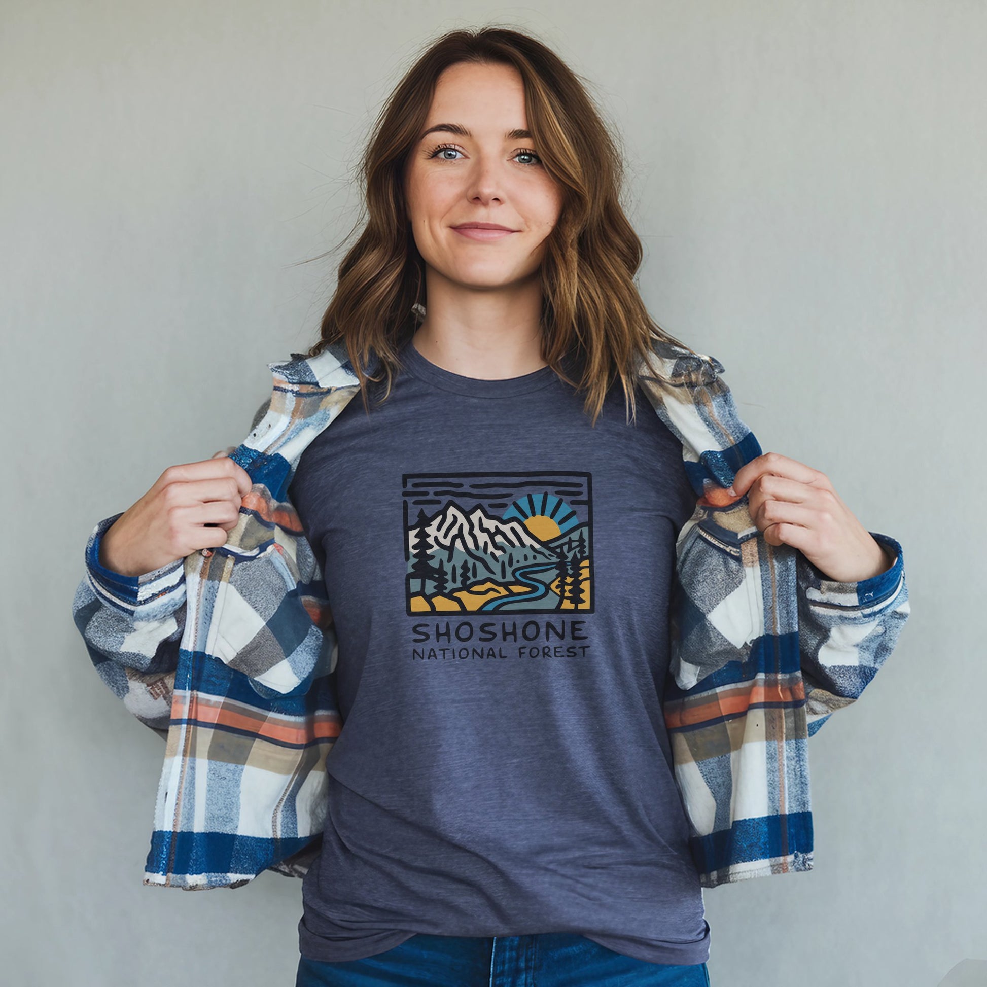 Shoshone National Forest T-Shirt Adventure and Outdoors Themed T-Shirt