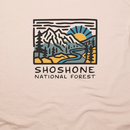 Shoshone National Forest T-Shirt Adventure and Outdoors Themed T-Shirt