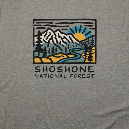 Shoshone National Forest T-Shirt Adventure and Outdoors Themed T-Shirt