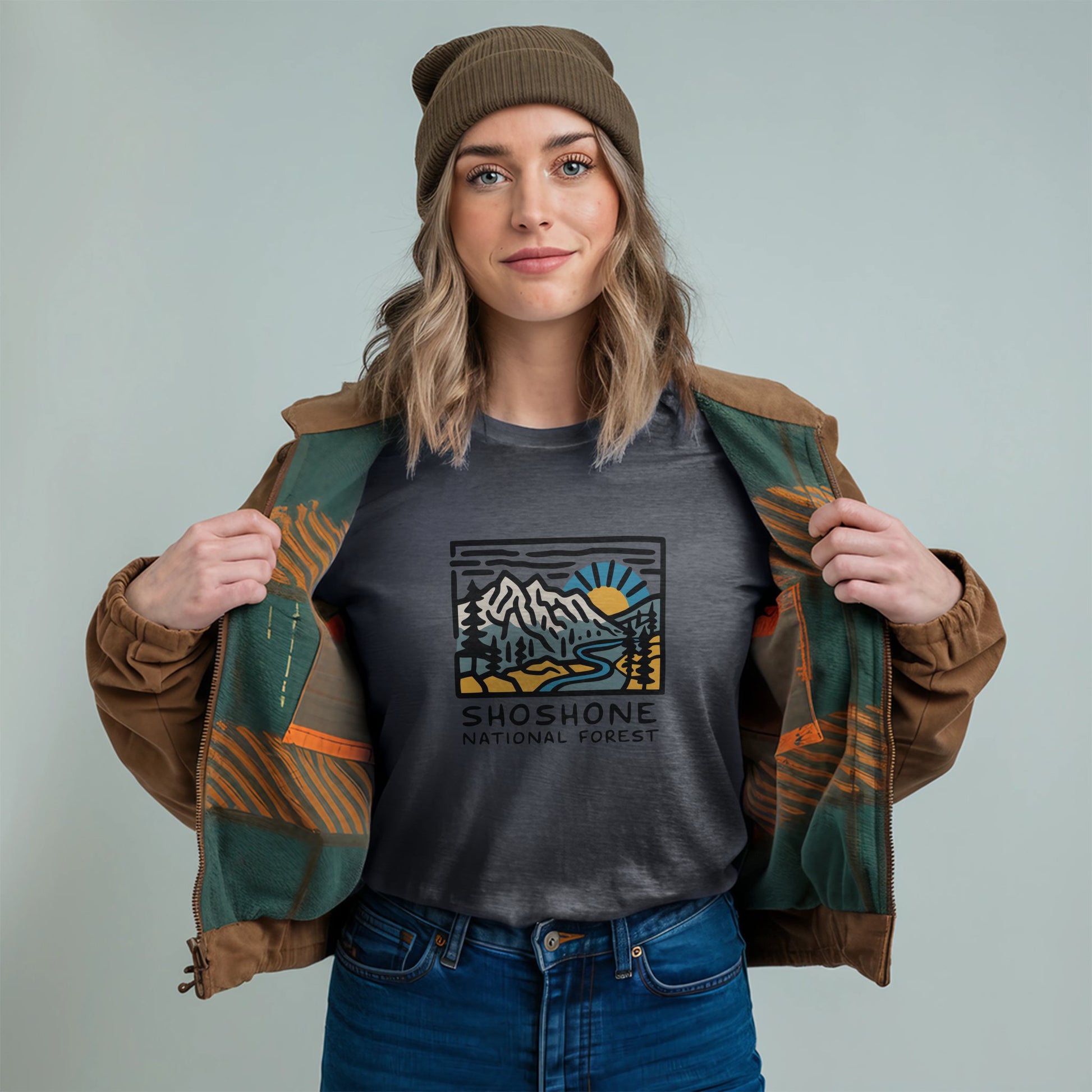 Shoshone National Forest T-Shirt Adventure and Outdoors Themed T-Shirt