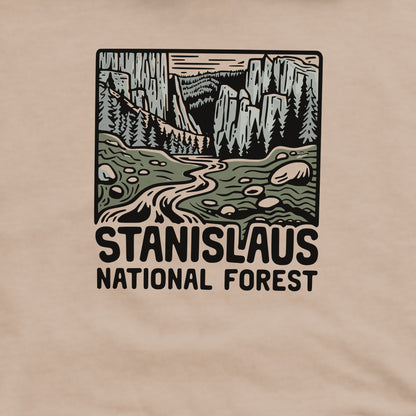 Stanislaus National Forest Crewneck Sweatshirt Adventure and Outdoors Themed Sweatshirt