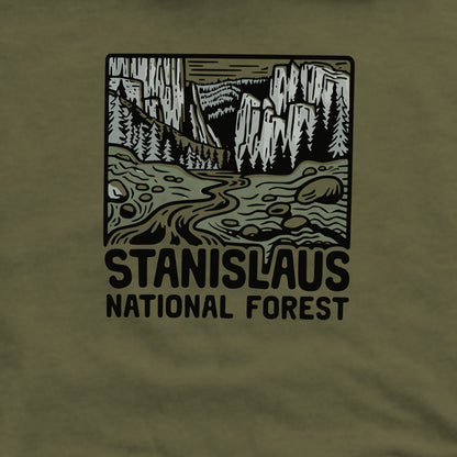 Stanislaus National Forest Crewneck Sweatshirt Adventure and Outdoors Themed Sweatshirt