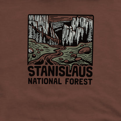 Stanislaus National Forest Crewneck Sweatshirt Adventure and Outdoors Themed Sweatshirt