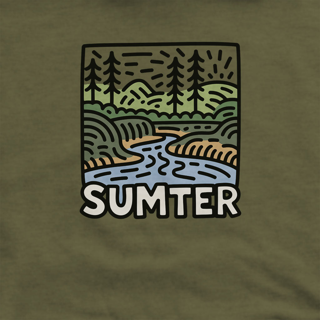 Sumter National Forest Hoodie Adventure and Outdoors Themed Hoodie