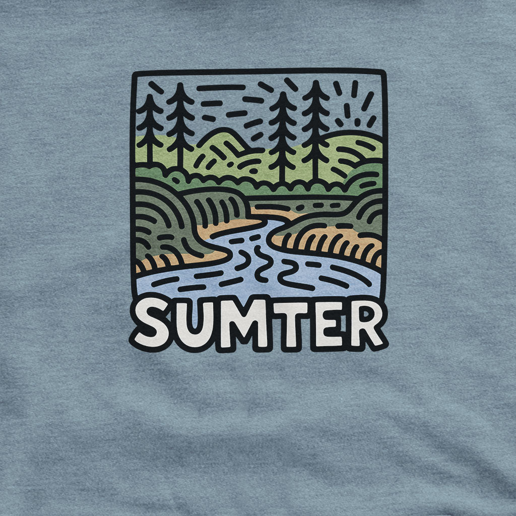 Sumter National Forest Hoodie Adventure and Outdoors Themed Hoodie