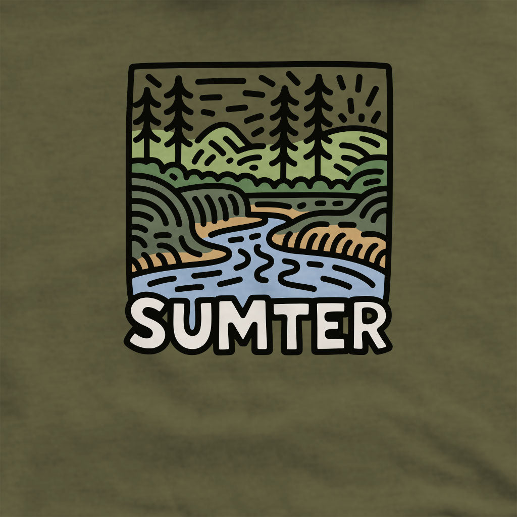 Sumter National Forest Crewneck Sweatshirt Adventure and Outdoors Themed Sweatshirt