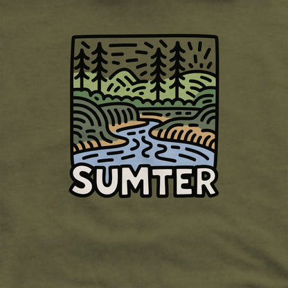 Sumter National Forest Crewneck Sweatshirt Adventure and Outdoors Themed Sweatshirt