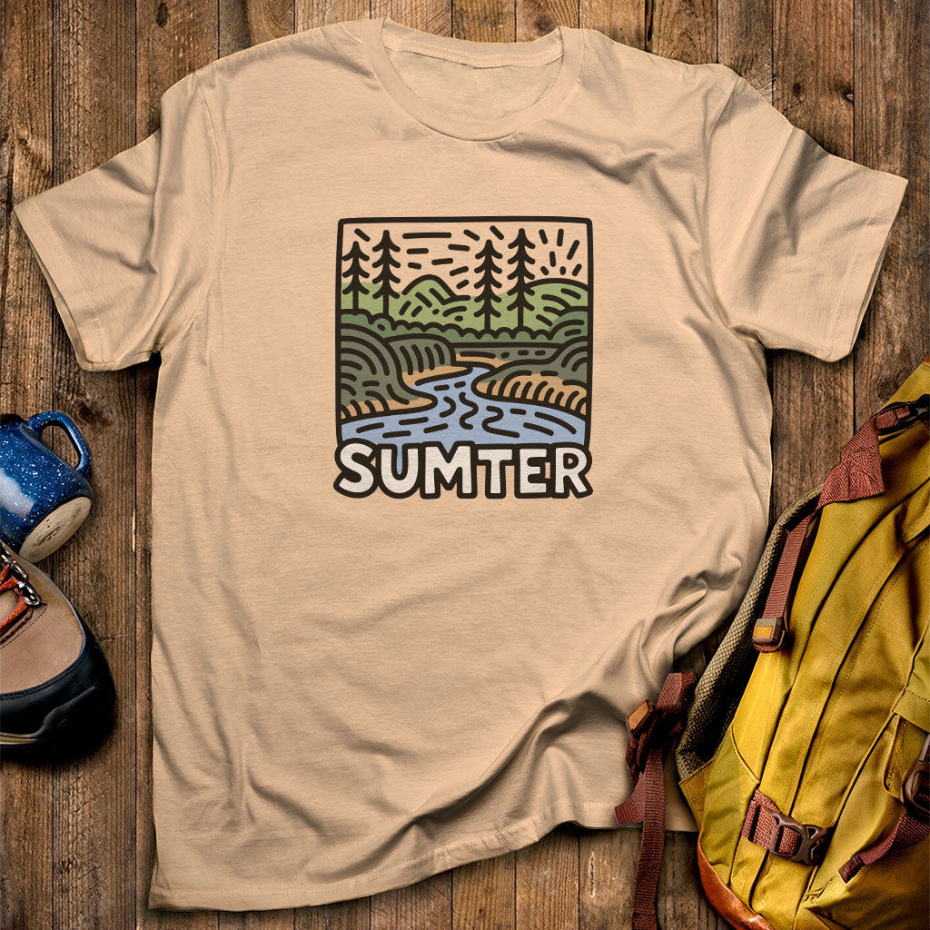 Sumter National Forest T-Shirt Sand Adventure and Outdoors Themed T-Shirt