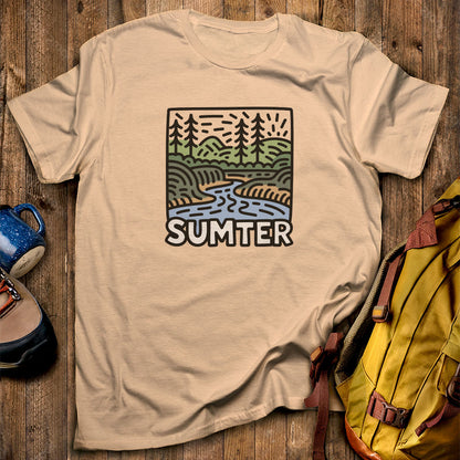 Sumter National Forest T-Shirt Sand Adventure and Outdoors Themed T-Shirt