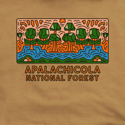 Apalachicola National Forest Hoodie Adventure and Outdoors Themed Hoodie