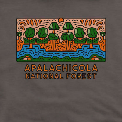 Apalachicola National Forest Hoodie Adventure and Outdoors Themed Hoodie