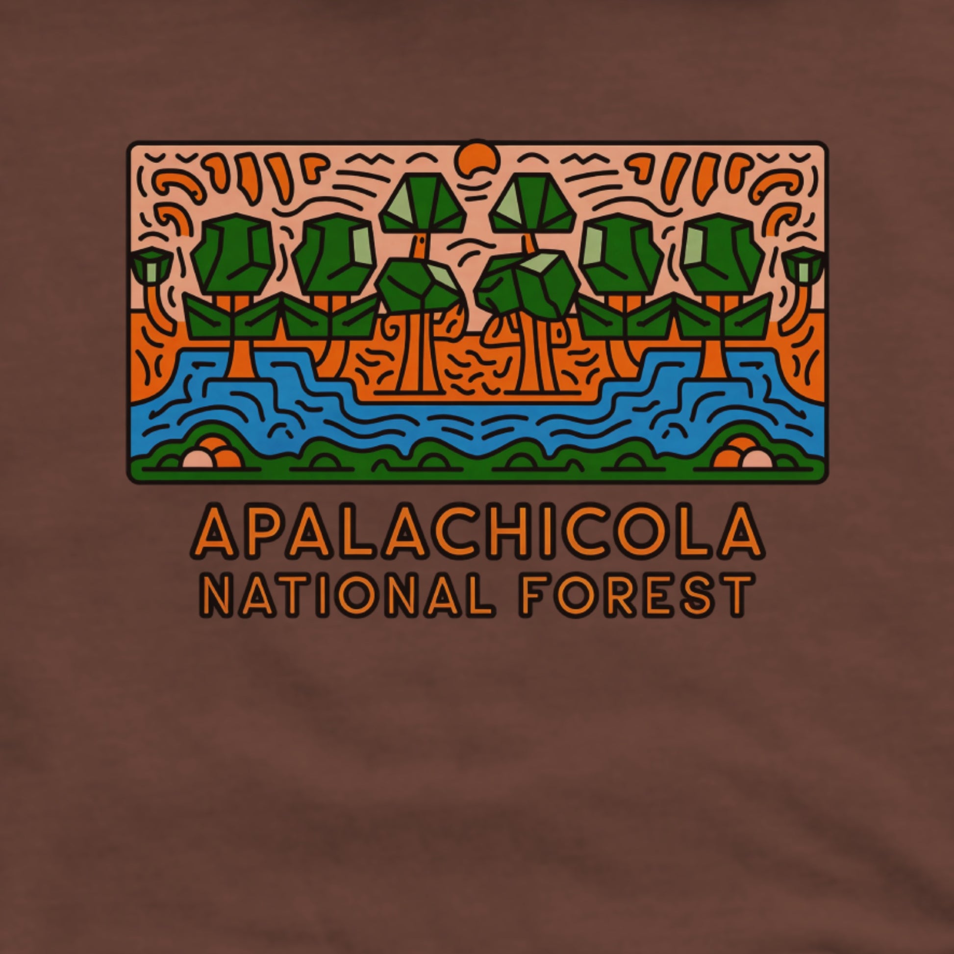 Apalachicola National Forest Hoodie Adventure and Outdoors Themed Hoodie