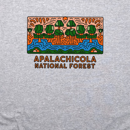 Apalachicola National Forest Crewneck Sweatshirt Adventure and Outdoors Themed Sweatshirt