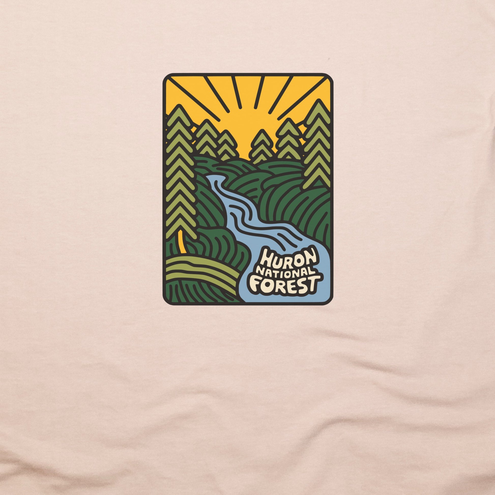 Huron National Forest T-Shirt Adventure and Outdoors Themed T-Shirt