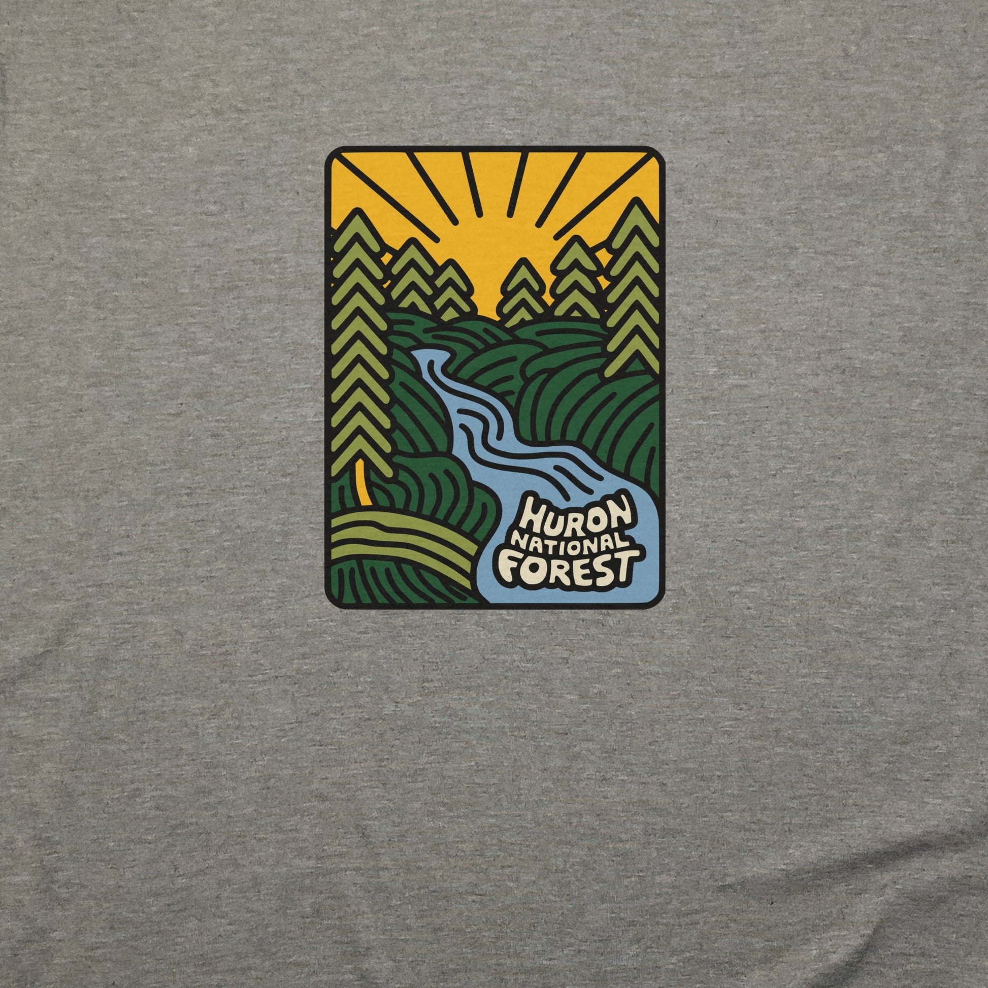 Huron National Forest T-Shirt Adventure and Outdoors Themed T-Shirt