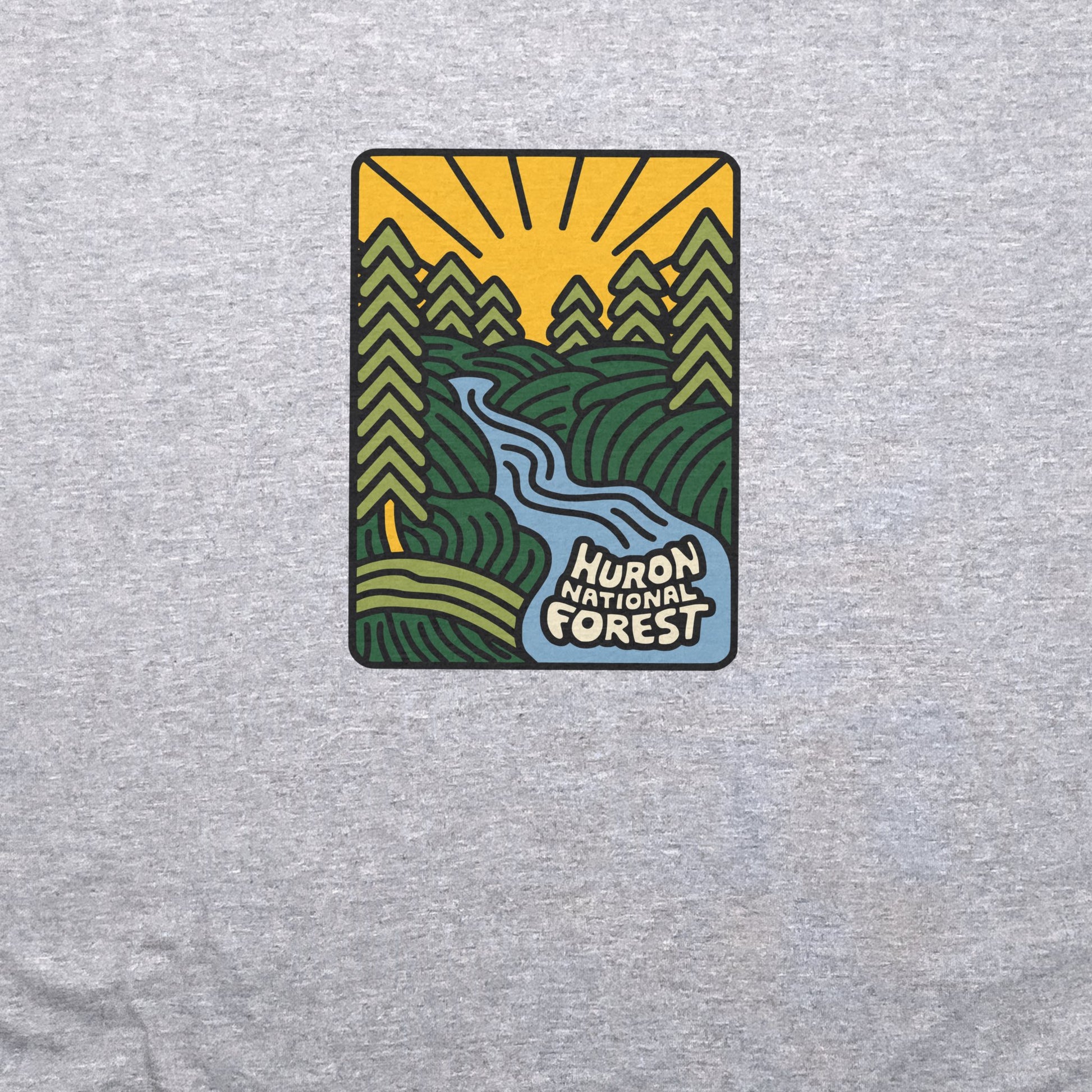 Huron National Forest T-Shirt Adventure and Outdoors Themed T-Shirt
