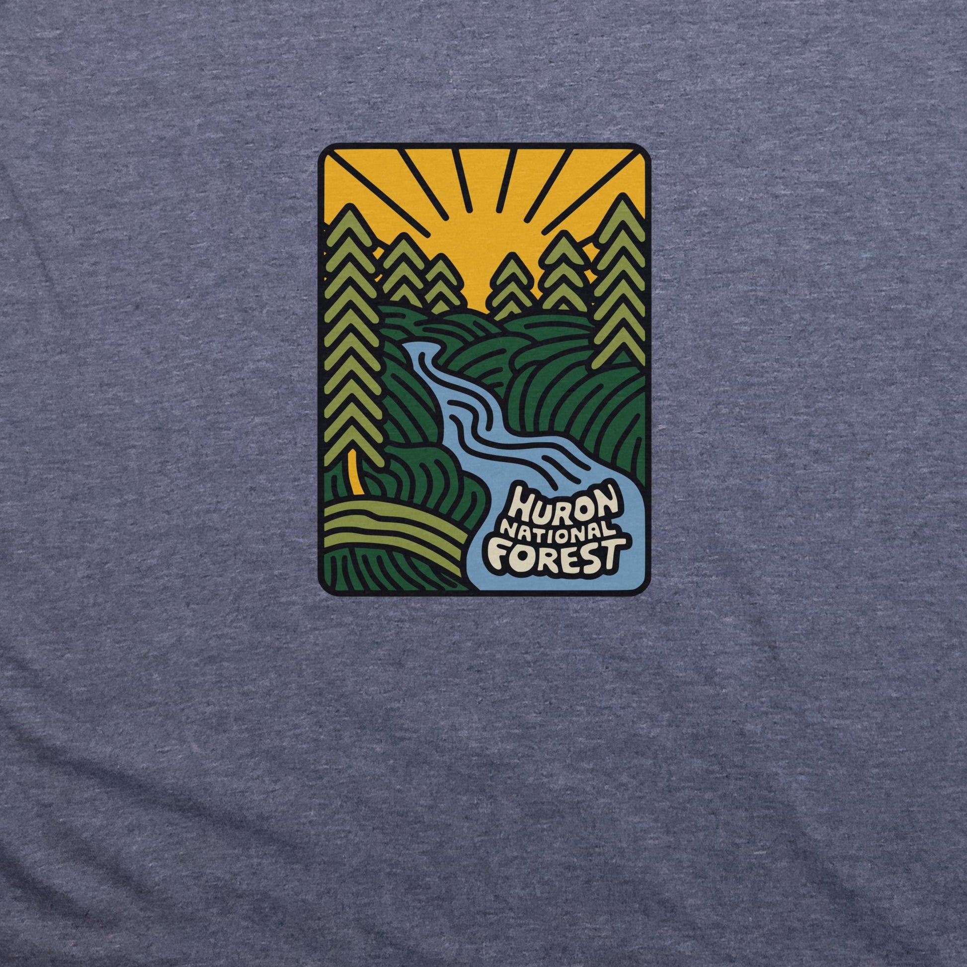 Huron National Forest T-Shirt Adventure and Outdoors Themed T-Shirt