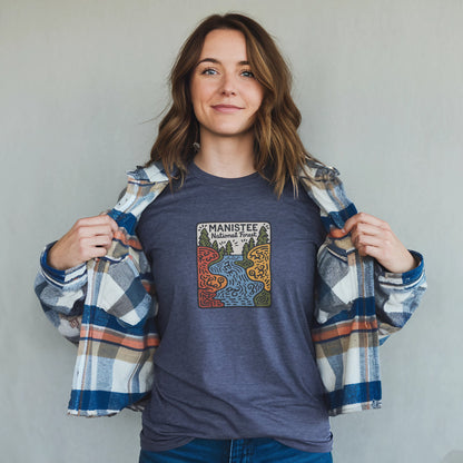 Manistee National Forest T-Shirt Adventure and Outdoors Themed T-Shirt