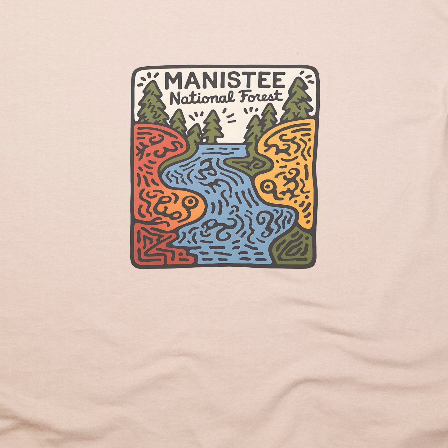 Manistee National Forest T-Shirt Adventure and Outdoors Themed T-Shirt