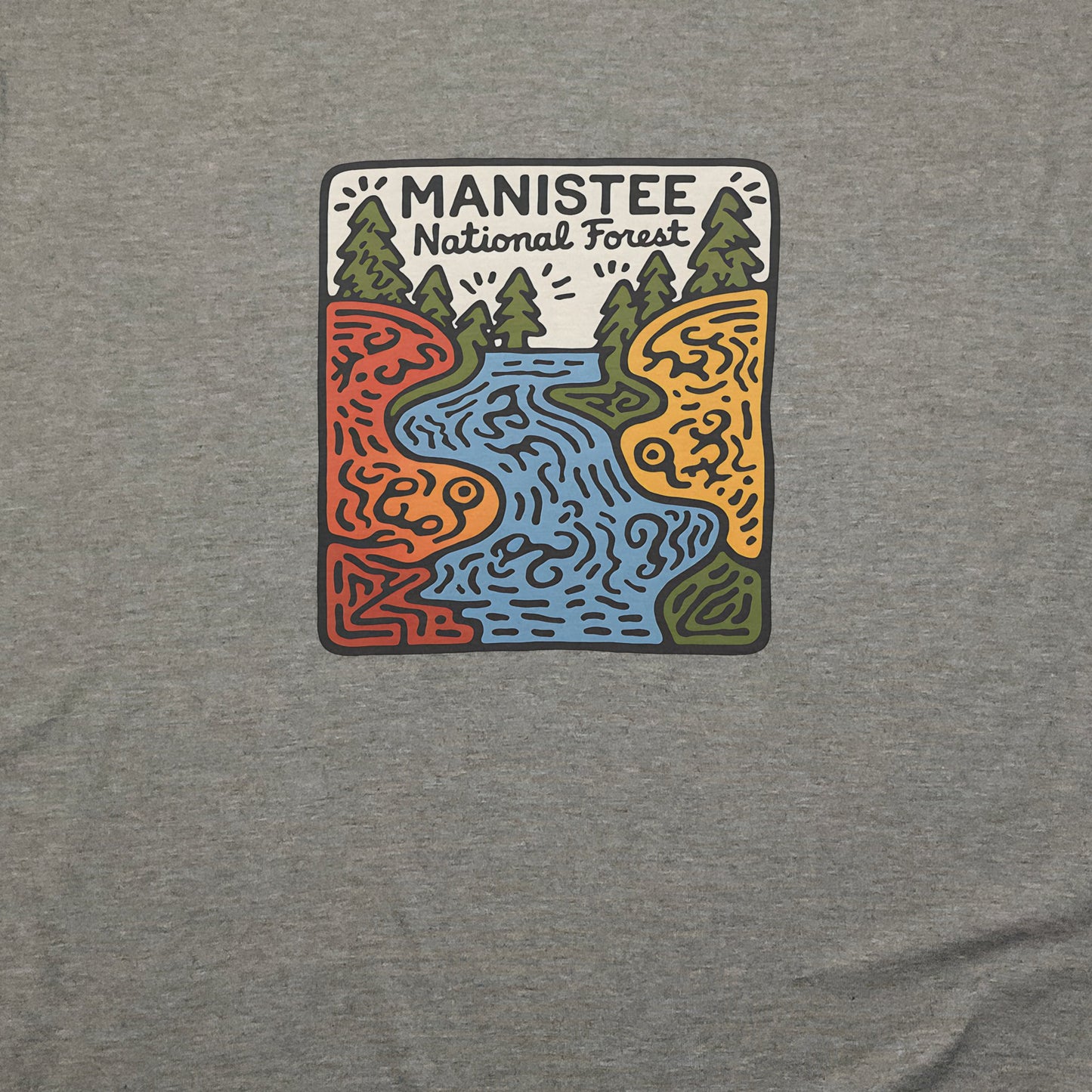 Manistee National Forest T-Shirt Adventure and Outdoors Themed T-Shirt