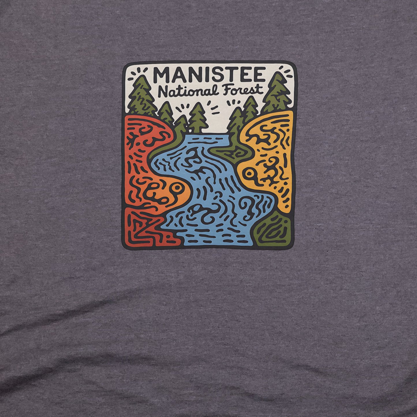 Manistee National Forest T-Shirt Adventure and Outdoors Themed T-Shirt