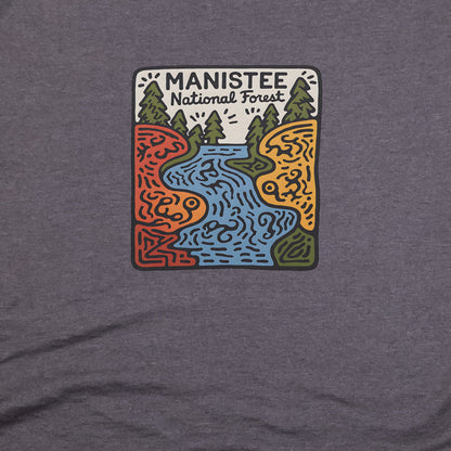 Manistee National Forest T-Shirt Adventure and Outdoors Themed T-Shirt