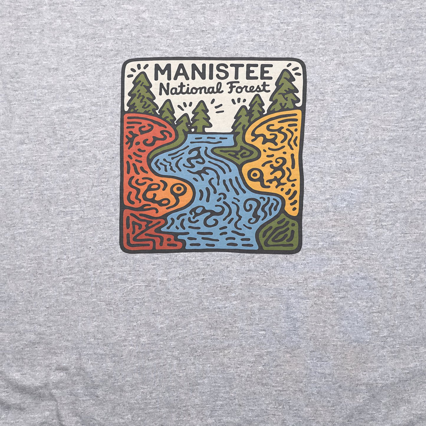 Manistee National Forest T-Shirt Adventure and Outdoors Themed T-Shirt