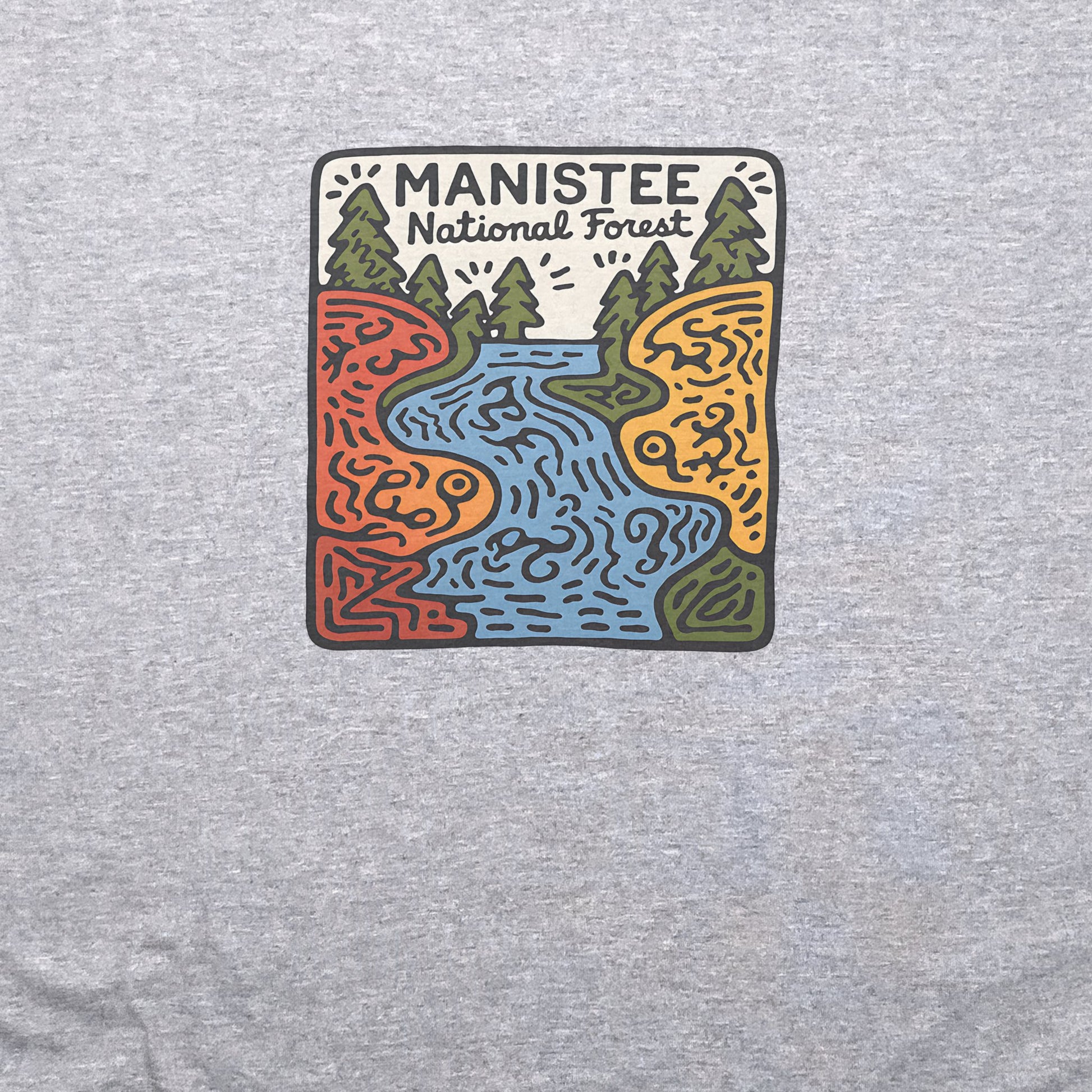Manistee National Forest T-Shirt Adventure and Outdoors Themed T-Shirt