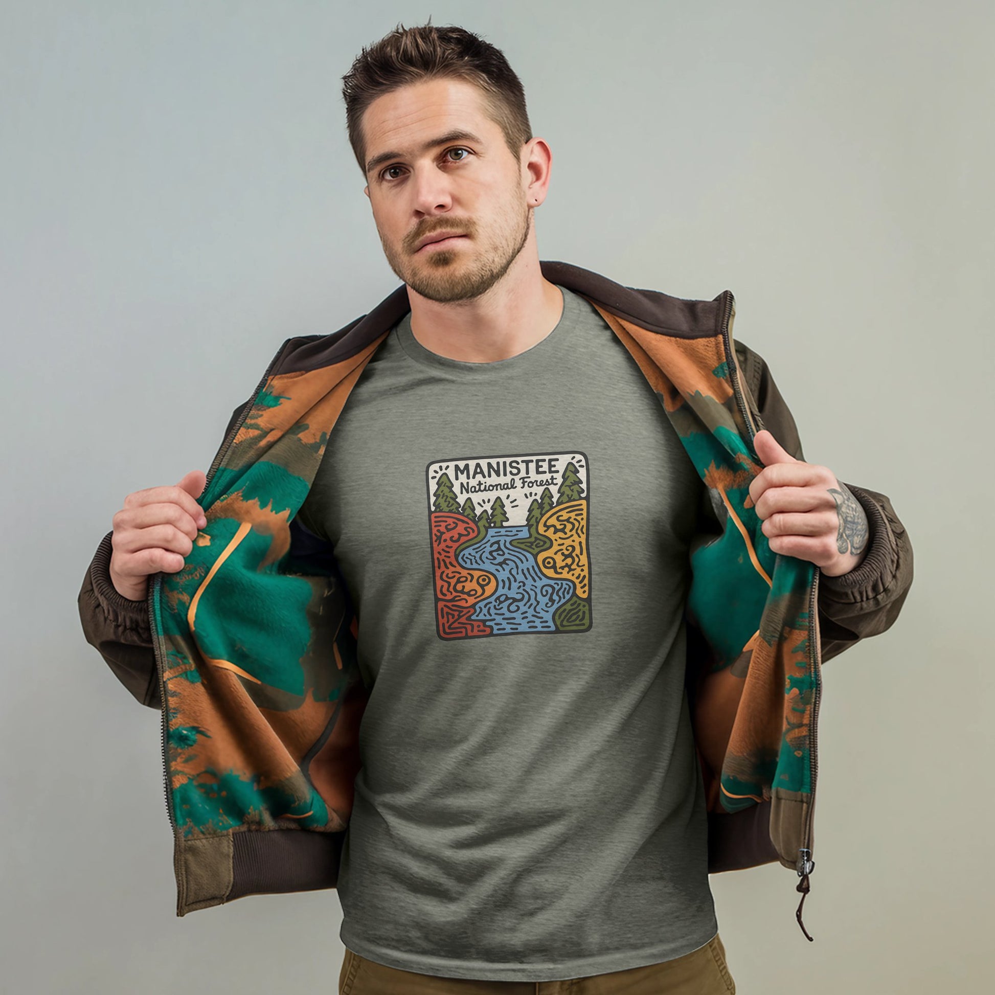 Manistee National Forest T-Shirt Adventure and Outdoors Themed T-Shirt