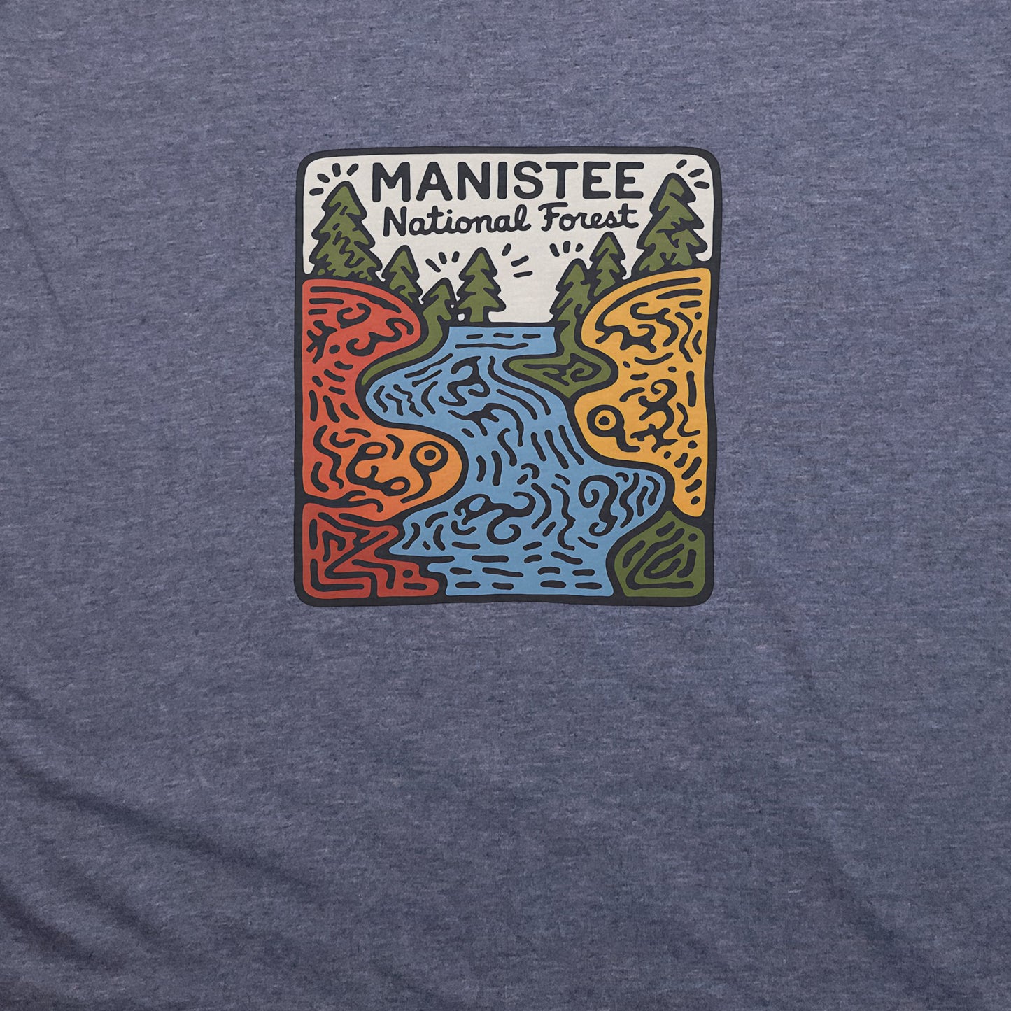 Manistee National Forest T-Shirt Adventure and Outdoors Themed T-Shirt