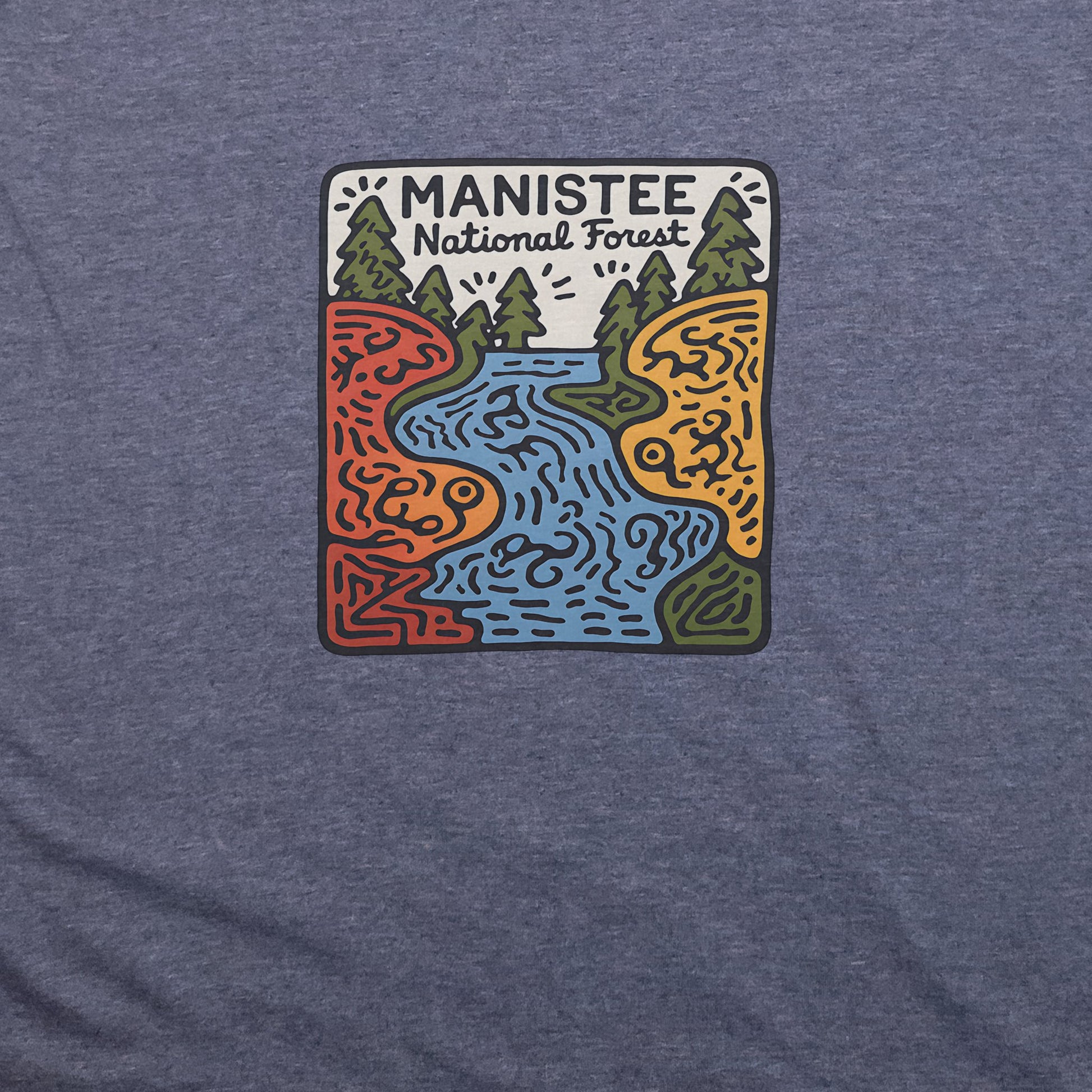 Manistee National Forest T-Shirt Adventure and Outdoors Themed T-Shirt