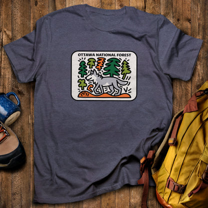 Ottawa National Forest T-Shirt Adventure and Outdoors Themed T-Shirt