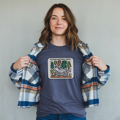 Ottawa National Forest T-Shirt Adventure and Outdoors Themed T-Shirt