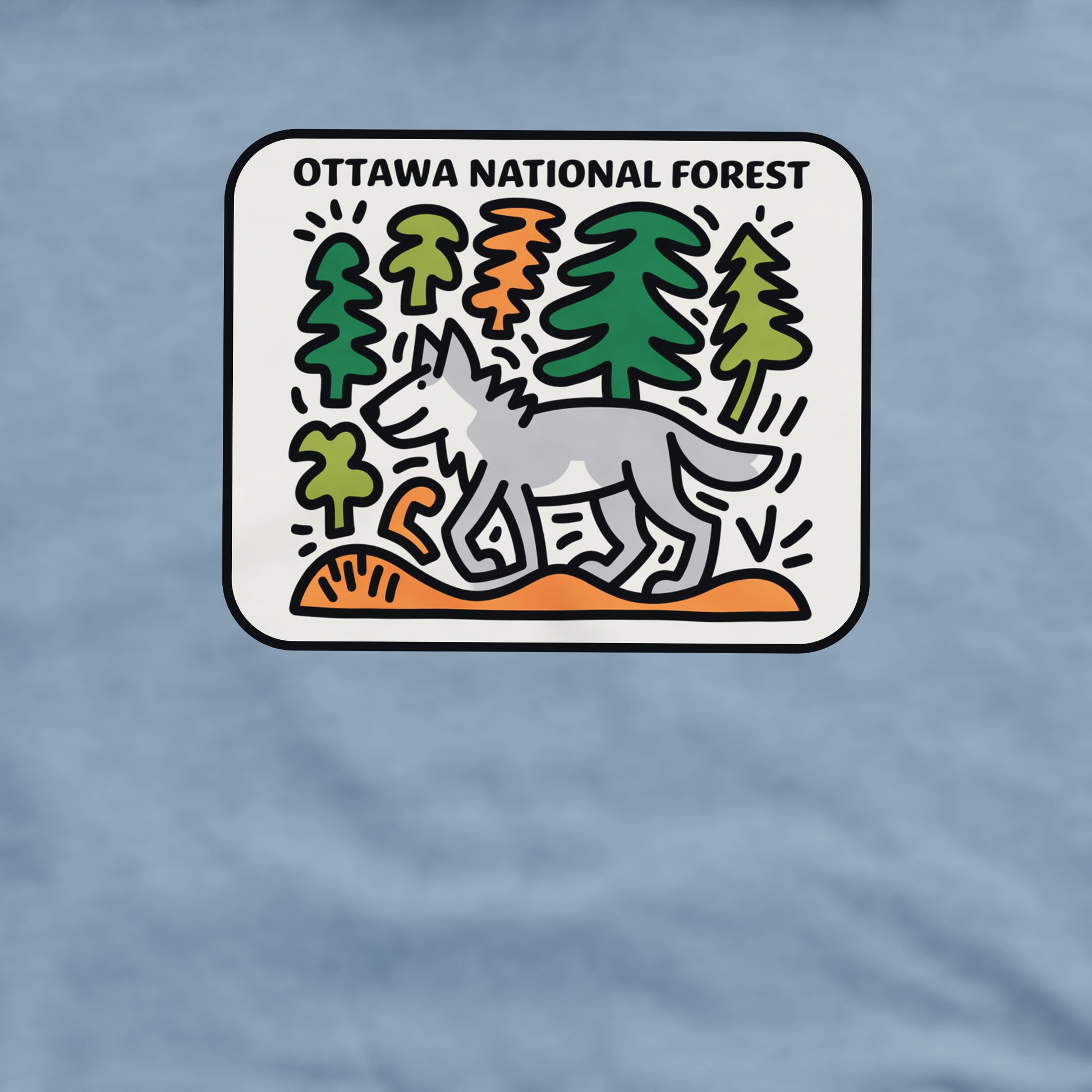 Ottawa National Forest Crewneck Sweatshirt Adventure and Outdoors Themed Sweatshirt