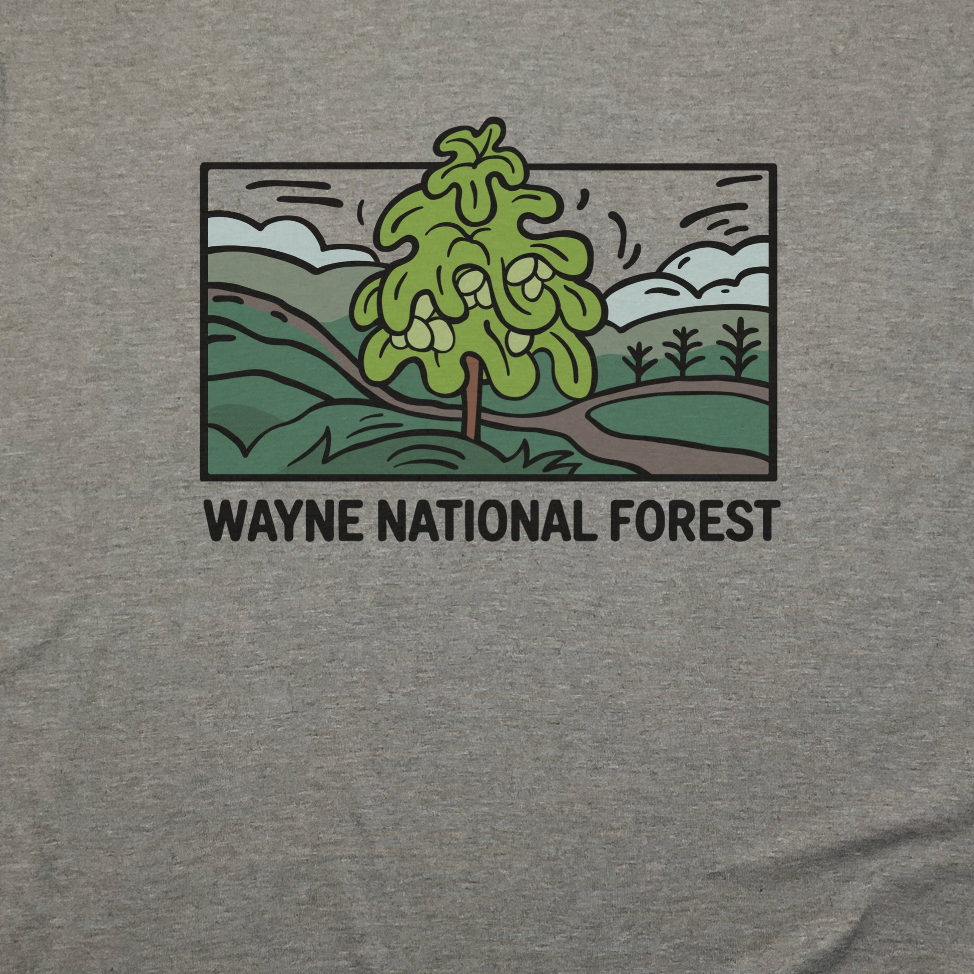 Wayne National Forest T-Shirt Adventure and Outdoors Themed T-Shirt