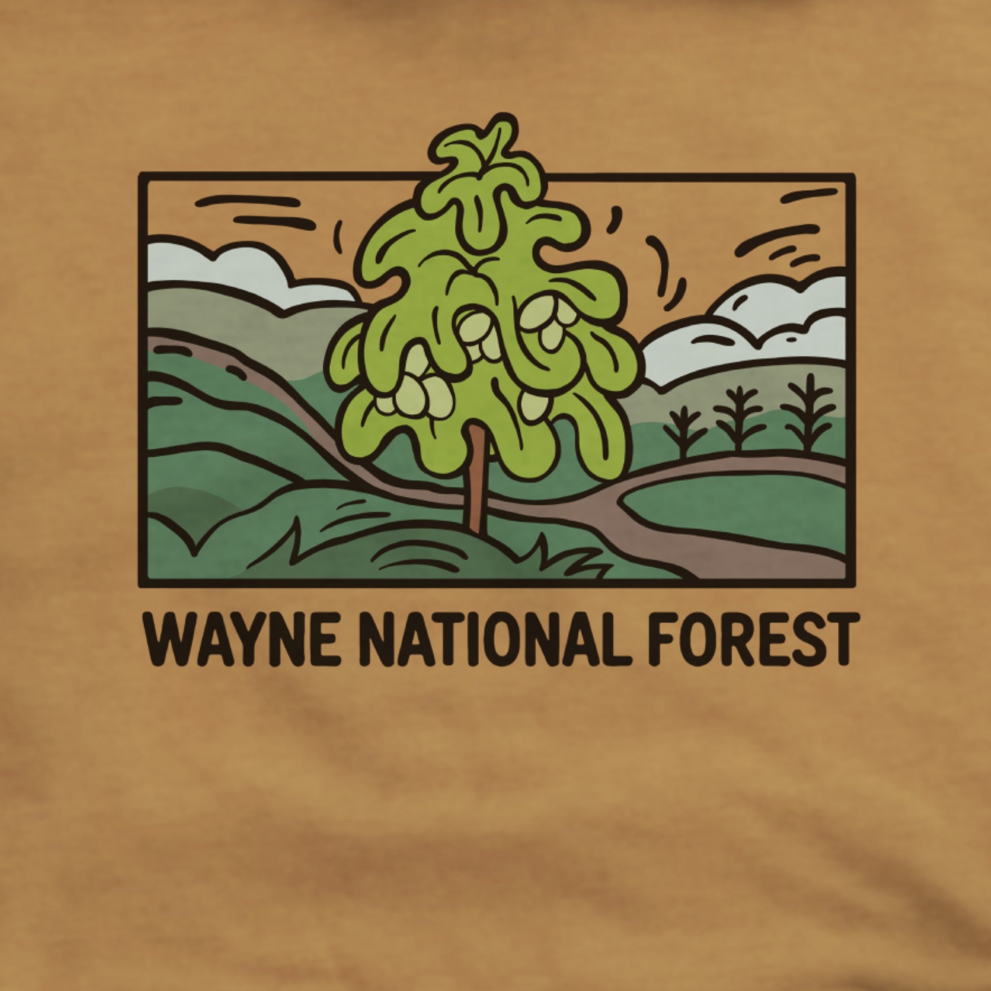 Wayne National Forest Hoodie Adventure and Outdoors Themed Hoodie