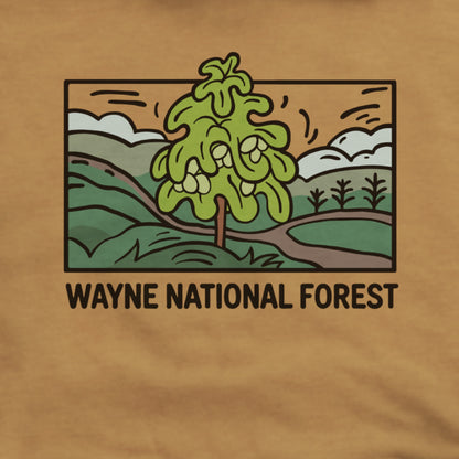 Wayne National Forest Hoodie Adventure and Outdoors Themed Hoodie