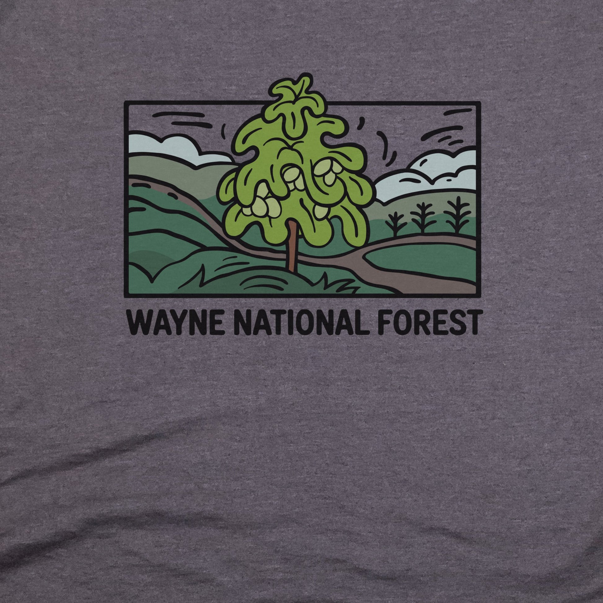 Wayne National Forest T-Shirt Adventure and Outdoors Themed T-Shirt