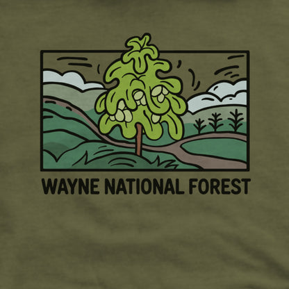 Wayne National Forest Hoodie Adventure and Outdoors Themed Hoodie