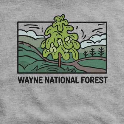 Wayne National Forest Hoodie Adventure and Outdoors Themed Hoodie